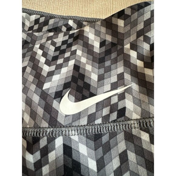Women's Nike Power Legend Silver Prisms Training Crop Tights‎ XL Running Gym - Picture 4 of 8